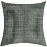 Vika Checkered Cut Velvet Pillow Fabric - Plaid Square Pattern, 23" X 23" (1 Piece)