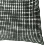 Vika Cut Velvet Decorative Throw Pillow - Checkered Pattern, 18"H X 22"W (1 Piece)