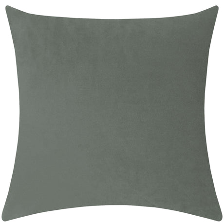 Vika Checkered Cut Velvet Pillow Fabric - Plaid Square Pattern, 23" X 23" (1 Piece)