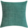 Vika Checkered Cut Velvet Pillow Fabric - Plaid Square Pattern, 23" X 23" (1 Piece)