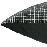 Vika Checkered Cut Velvet Pillow Fabric - Plaid Square Pattern, 23" X 23" (1 Piece)