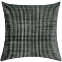 Vika Checkered Cut Velvet Pillow Fabric - Plaid Square Pattern, 23" X 23" (1 Piece)
