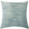 Vika Checkered Cut Velvet Pillow Fabric - Plaid Square Pattern, 23" X 23" (1 Piece)