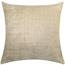 Vika Checkered Cut Velvet Pillow Fabric - Plaid Square Pattern, 23" X 23" (1 Piece)
