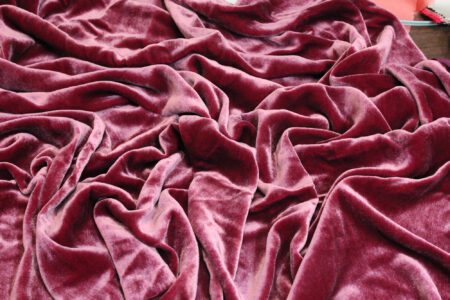 1 Yard Premium Silk Rayon Velvet Fabric Luxurious Soft Texture for Apparel and Upholstery 45 Inch Width
