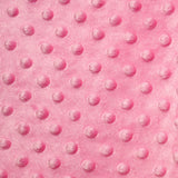 Minky Dimple Dot Faux Fur Fabric - 100 Percent Polyester, Embossed Dimple Dot, 60" Width (1 Yard)