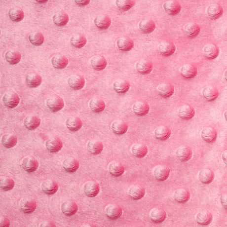 Minky Dimple Dot Faux Fur Fabric - 100 Percent Polyester, Embossed Dimple Dot, 60" Width (1 Yard)