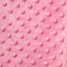 Minky Dimple Dot Faux Fur Fabric - 100 Percent Polyester, Embossed Dimple Dot, 60" Width (1 Yard)