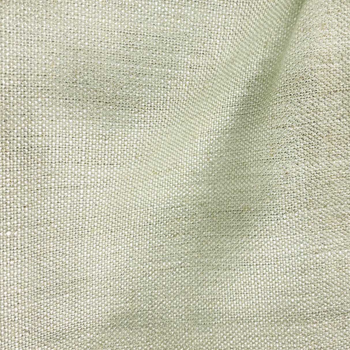 Pixie Fabric Solid Metallic Linen Blend Fabric - Spa, 55" Width (1 Yard)