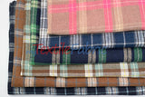 Plaid Flannel Fabric - 80 Percent Polyester 20 Percent Cotton, Plaid Pattern, 7 Oz, Soft Brushed Cotton Face (1 Yard)