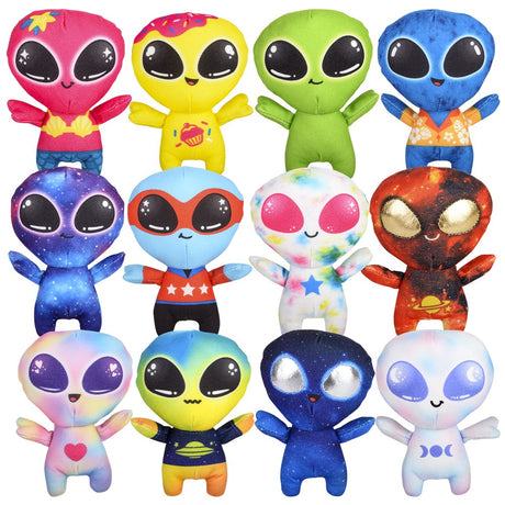 5-inch alien plush toy assortment 12-piece party display