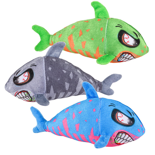 Angry Shark Plush (1 Dozen)