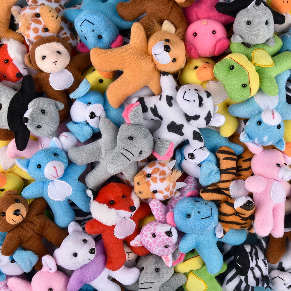 Plush Mini Animal Assortment (100 Pc Unit)