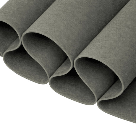 Acrylic Felt Fabric Platinum Gray 72" Wide