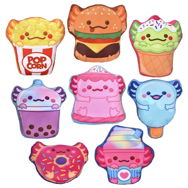 Axolotl Plush Food Toy