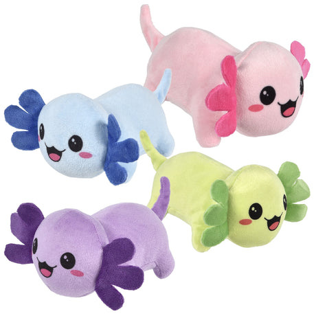 Axolotl Plush 6" Laying Axolotl