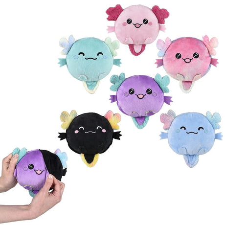 Axolotl Plush Reversible 6" (1 DZ)