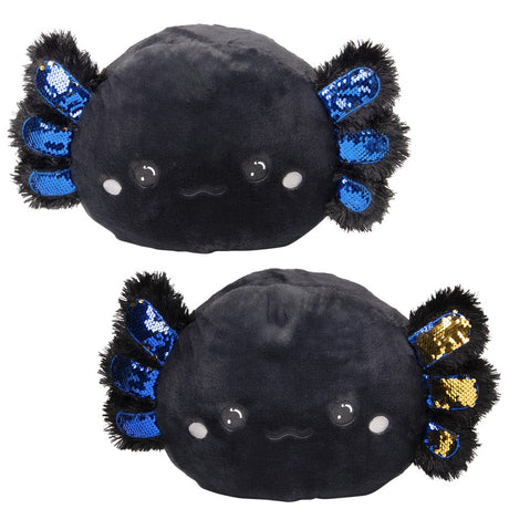 Axolotl Pillow 16" Black