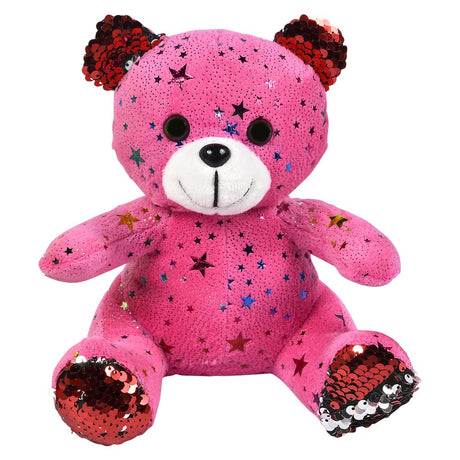 Plush Bear 8" Assorted Star Pattern