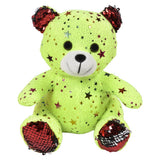 Plush Bear 8" Assorted Star Pattern