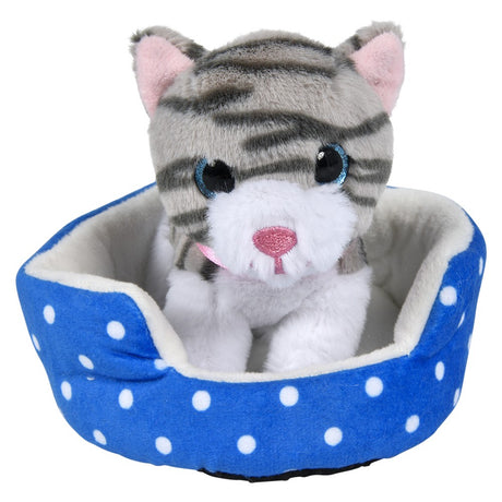 Cat Plush in Bed