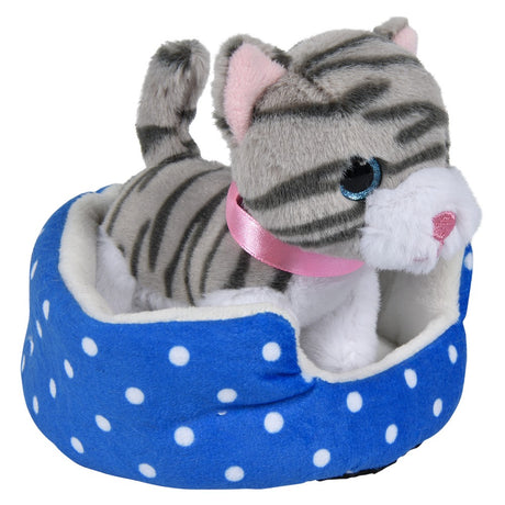 Cat Plush in Bed