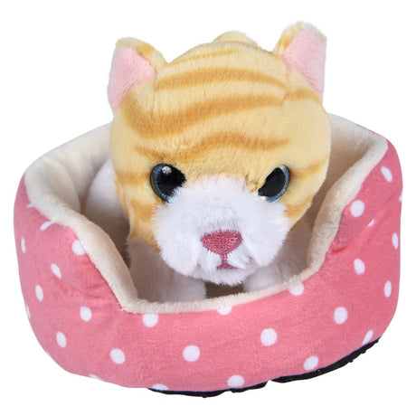 Cat Plush in Bed