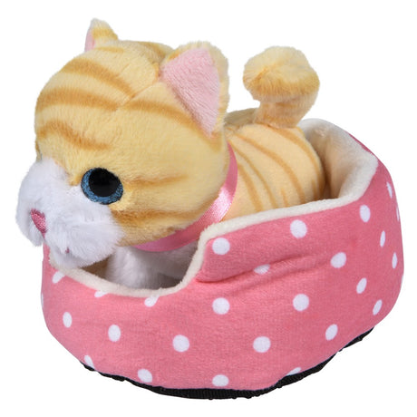 Cat Plush in Bed