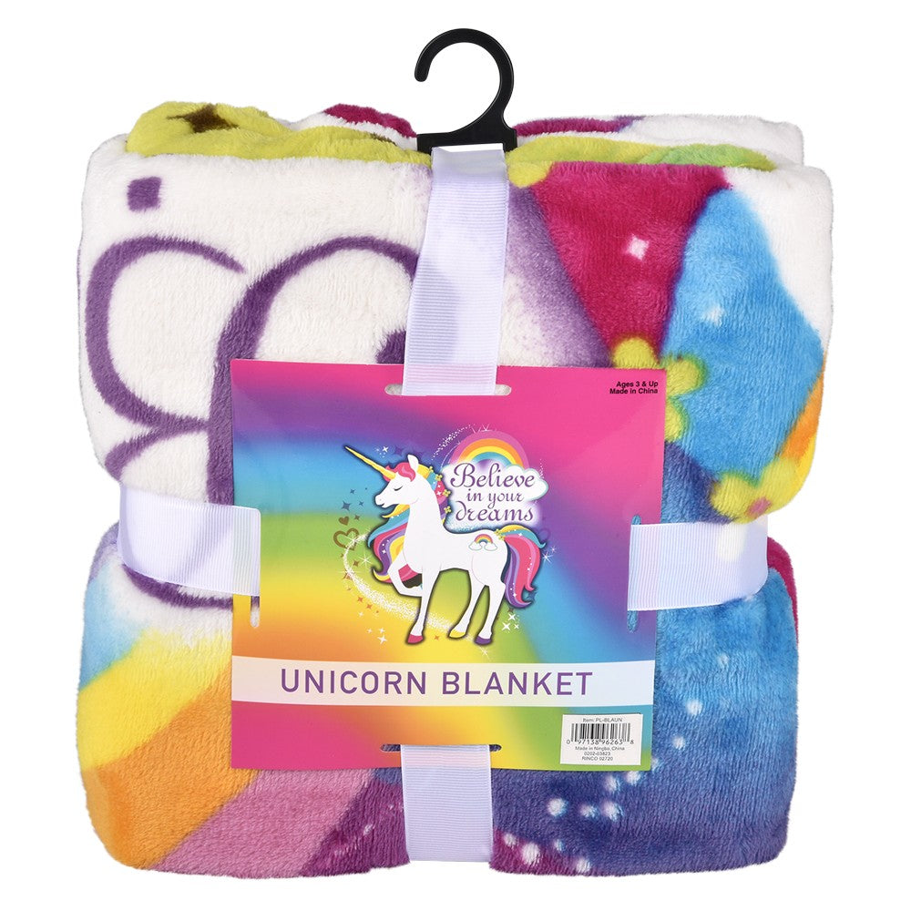 Unicorn Blanket 50" x 60"