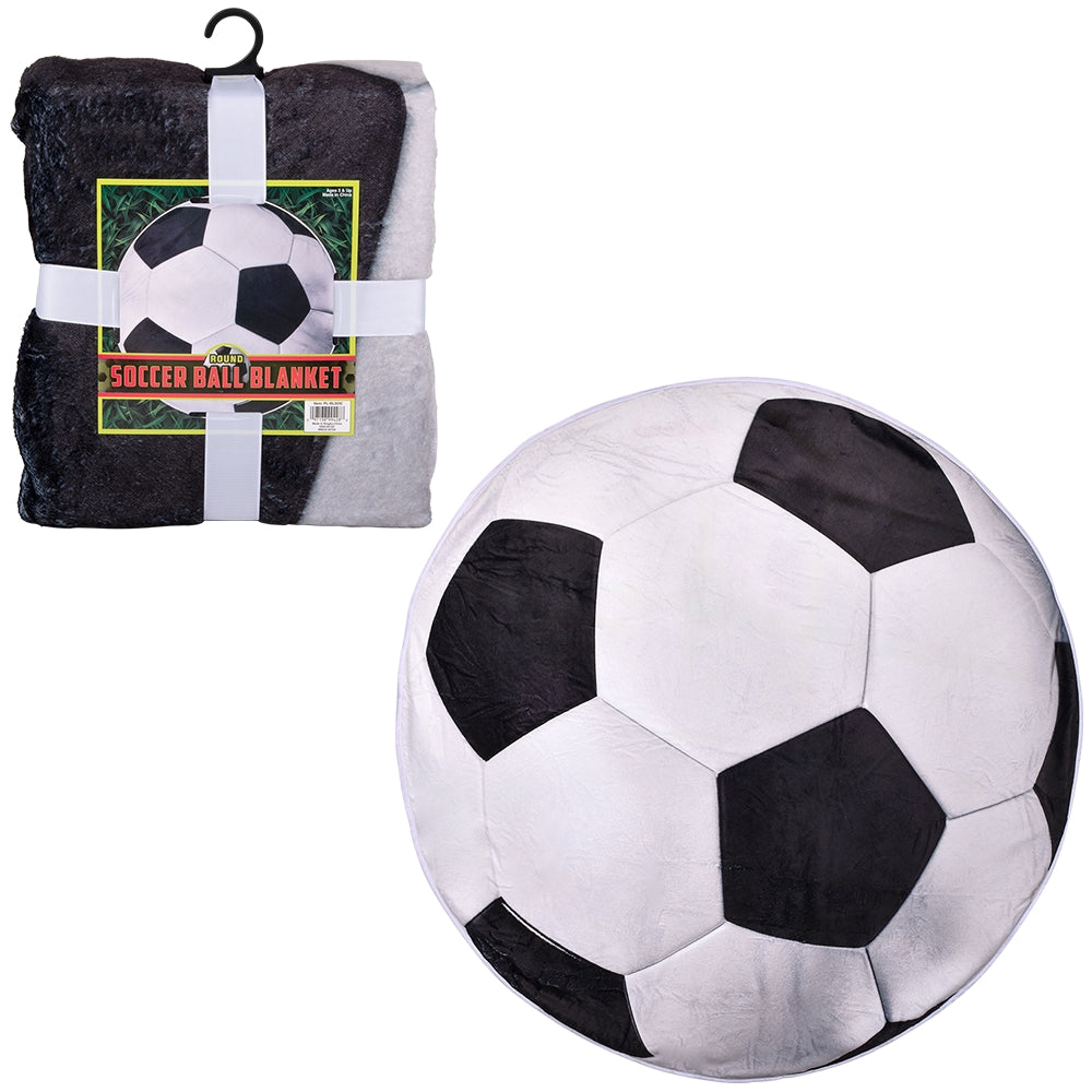 Soccer Ball Blanket 60"