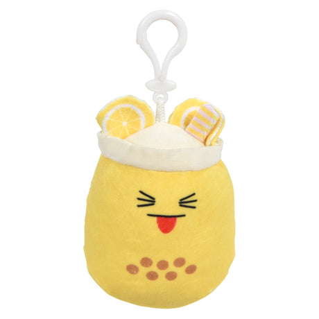 Bubble Tea Backpack Clip Plush