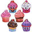 Plush Cupcake Pillow 9"