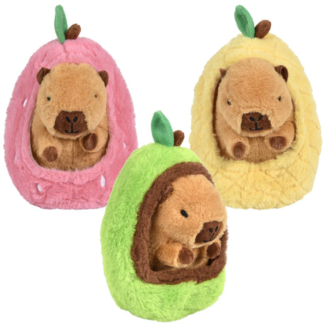 Capybara Plush 7.5" Fruit Assorted