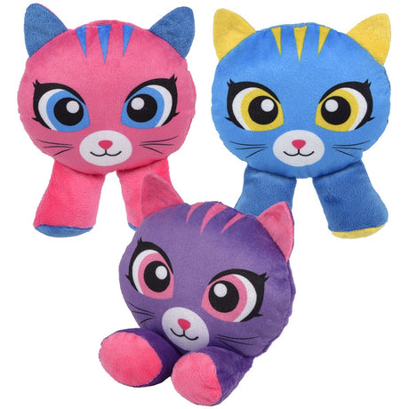Cat Head Plush Toy 6.5"