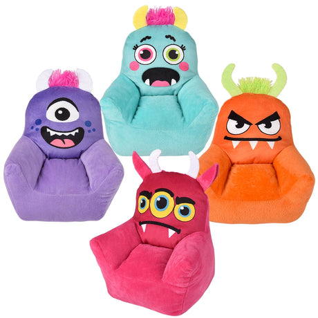 Mini Plush Monster Chair