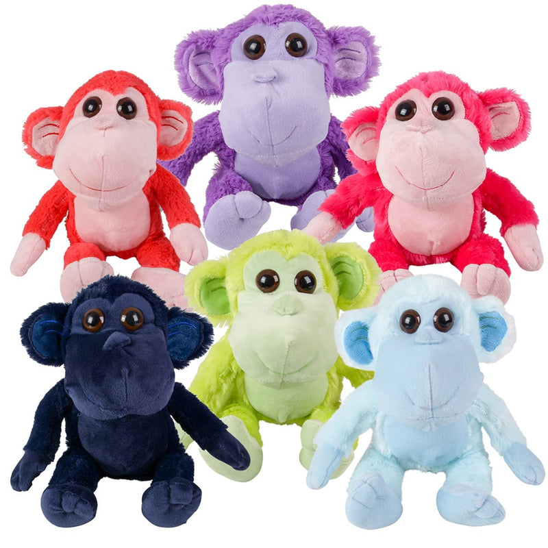 Plush Monkeys 16" Colorful Monkeys Plush