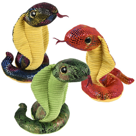 Plush Snake Coil Cobra (1 PC)