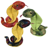 Plush Cobra Snake Toy 11.5"