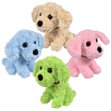Curly Dog Plush 7"