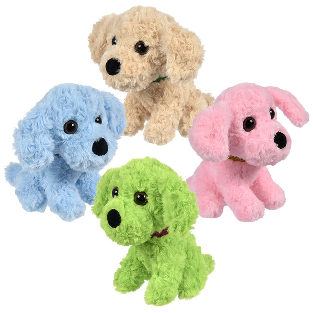 Curly Dog Plush 7"