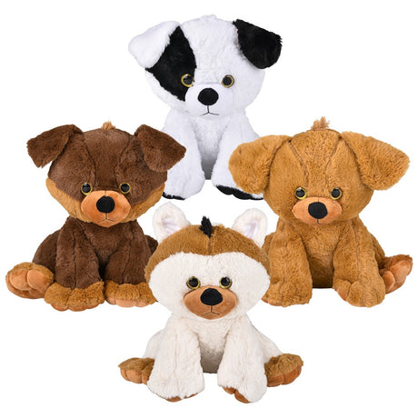 Plush Sitting Dog Assortment (1 EA)