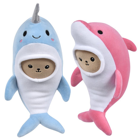 Seal Plush Dressed in Dolphin or Narwhal Suit