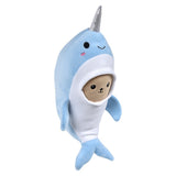 Seal Plush Dressed in Dolphin or Narwhal Suit