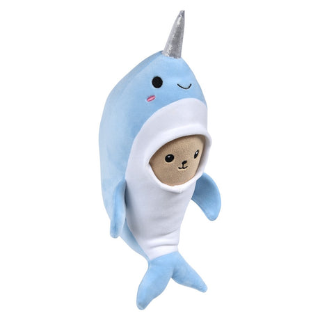 Seal Plush Dressed in Dolphin or Narwhal Suit