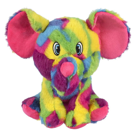 Rainbow Elephant Plush 11"