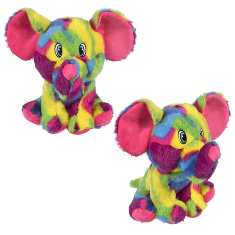 Rainbow Elephant Plush 11"