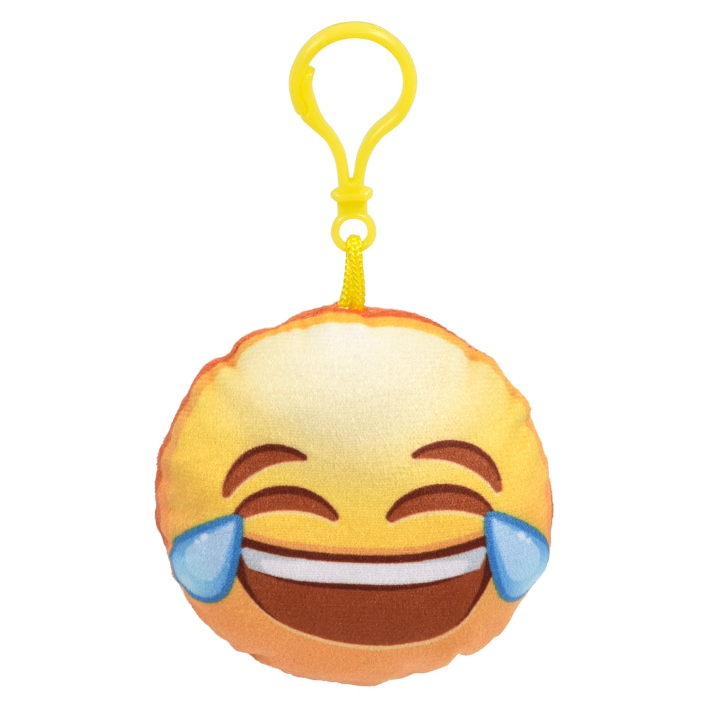 Emoticon Face Backpack Clip 3"