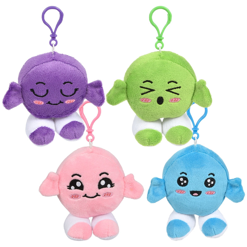 Emoticon Backpack Clip Plush (1 PC)