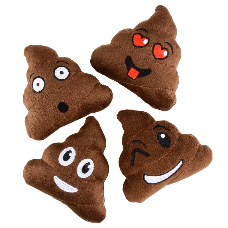 Plush Emoticon Poop (12 Pack)