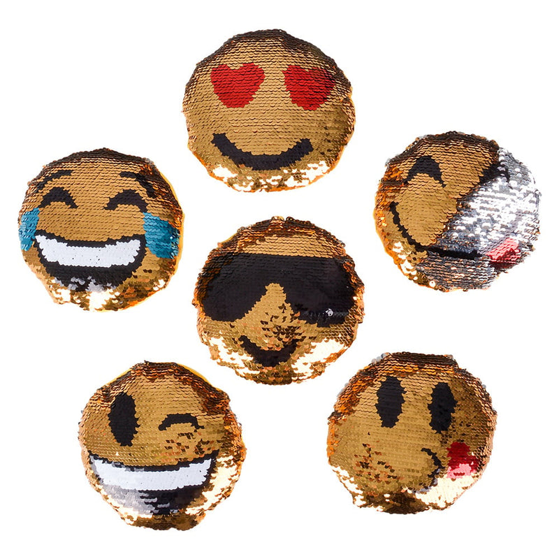 Emoticon Sequin Plush (1 DZ)